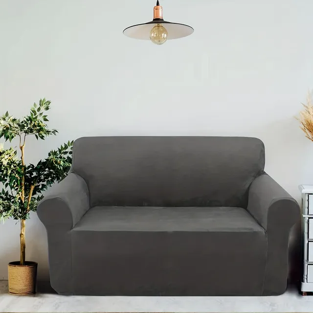 Universal, elastic sofa cover with anti-slip treatment - protection of furniture