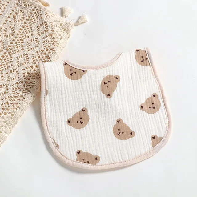 Baby cotton bib - various motifs