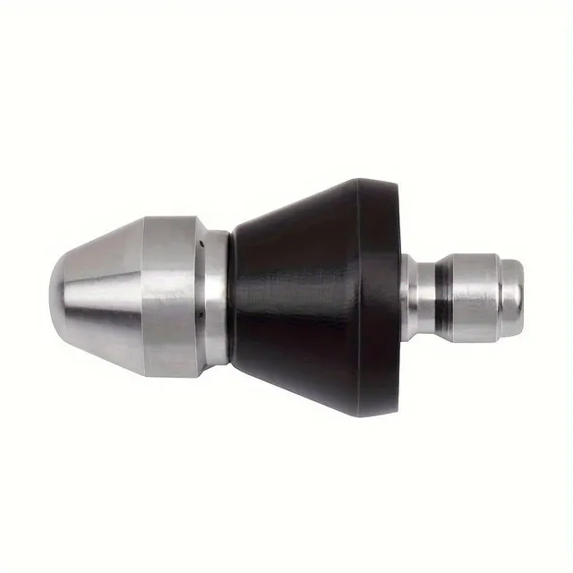Quick application nozzle for high-pressure cleaning machine - Plying of clogged city sewer pipe