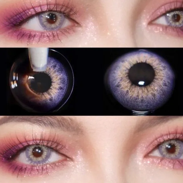 Kolorowe soczewki kontaktowe - oczy
