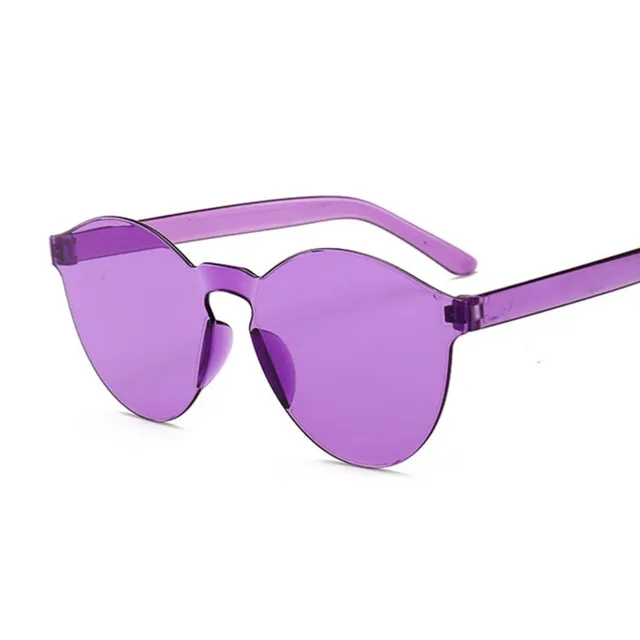 Unisex moderné jednoduché slnečné okuliare - rôzne farby