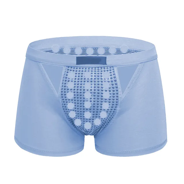 Men's boxer shorts with vitalising and energising magnetic effect