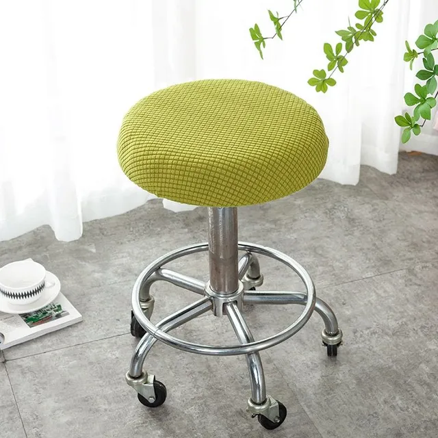 Modern covers on a round chair