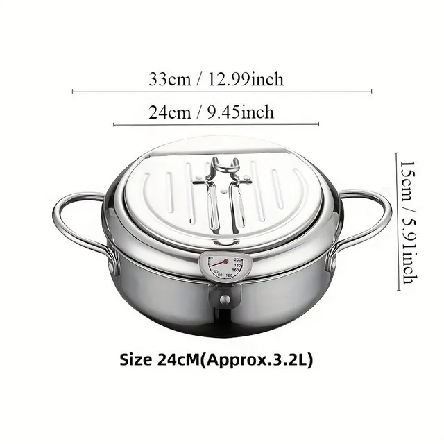 Universal fryer 3 in 1 (pan, pot, fryer)