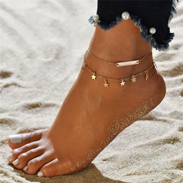 Beautiful modern ankle chain Theresa