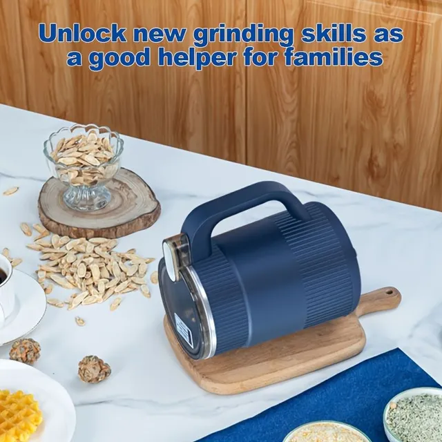 Universal home coffee grinder and blender with large capacity