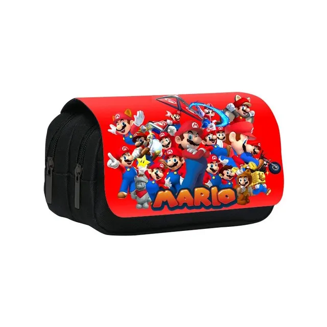 School pencil case with Super Mario motifs