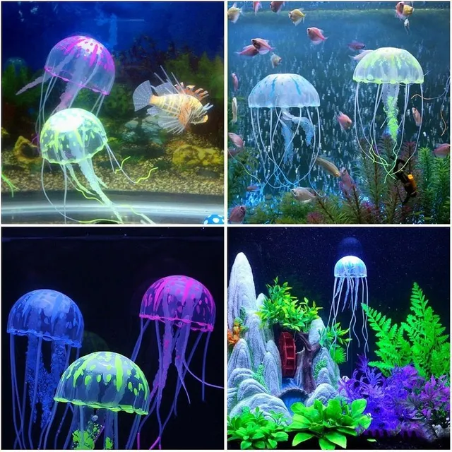 Glowing jellyfish for the aquarium