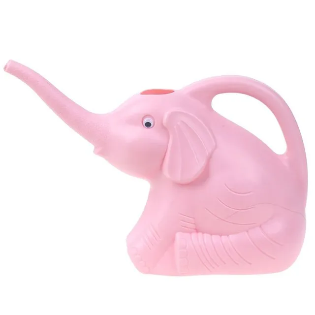 Stylish watering can for watering garden and outdoor flowers in the shape of Kyrylo the elephant