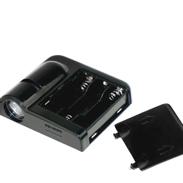Wireless LED welcome projector for car