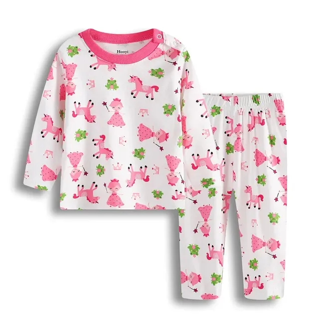 Children's pajamas for boys and girls with long sleeves (3-24 months)