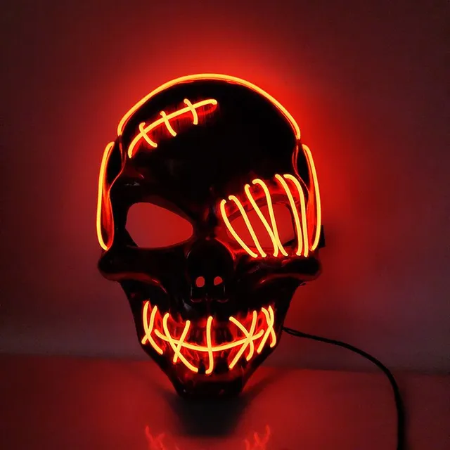 Masca LED cosplay - craniu