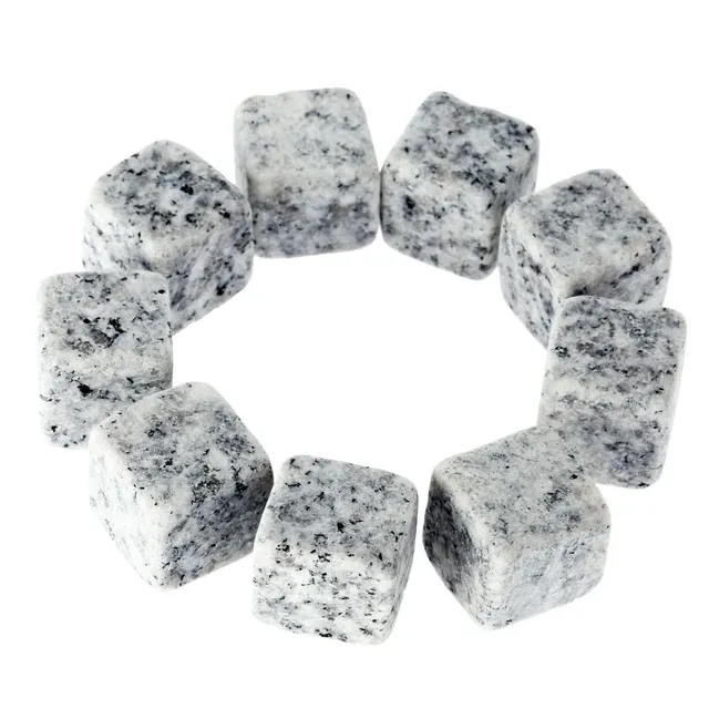 Stone cubes for the cooling of beverages