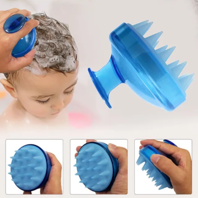 Massage brush for blood circulation to the scalp