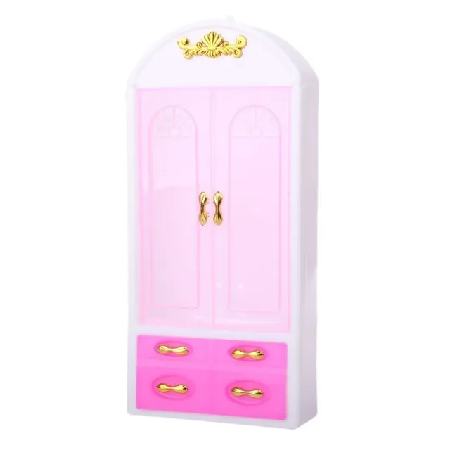 Pink cupboard for dolls