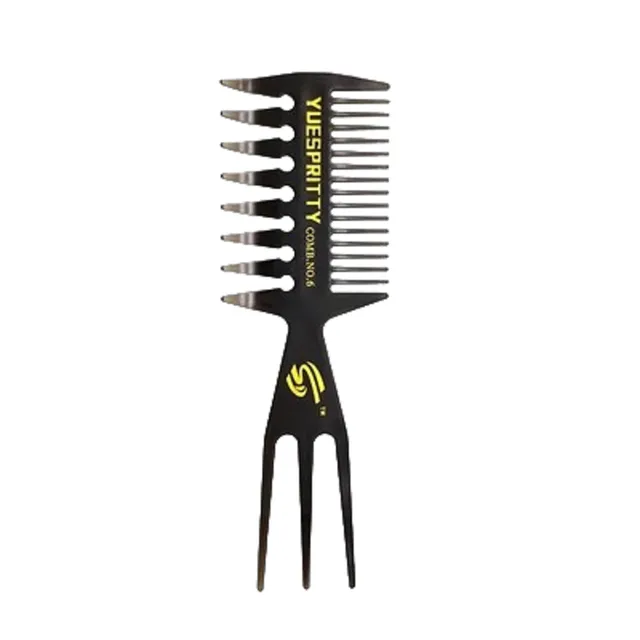 Hair comb Styling comb Hair comb with wide teeth Double sided comb 18,5 x 6.2 cm