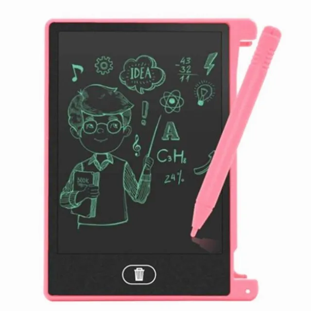 Interactive digital writing and drawing tablet pink