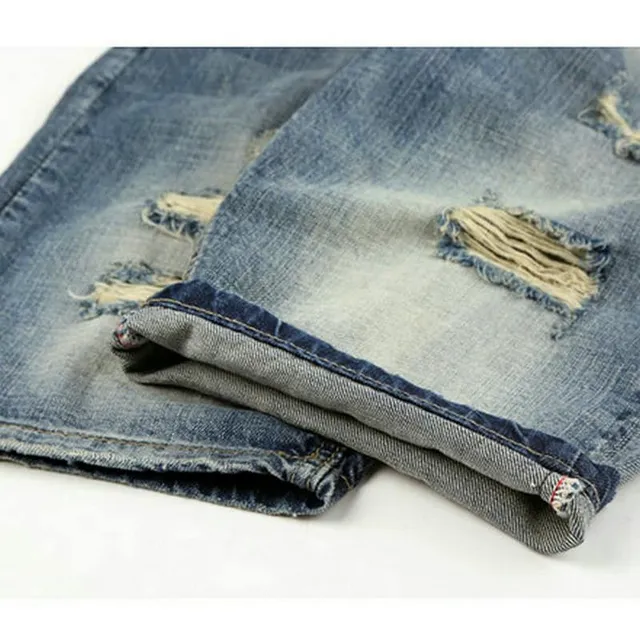 Pantaloni scurți din denim pentru bărbați de vară