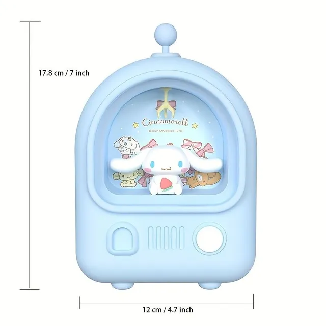 Sanrio Cinnamoroll Kuromi Hellokitty Piglet Nightlight