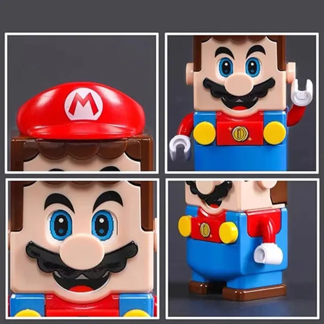 Trendi Super Mario témájú építőelemek