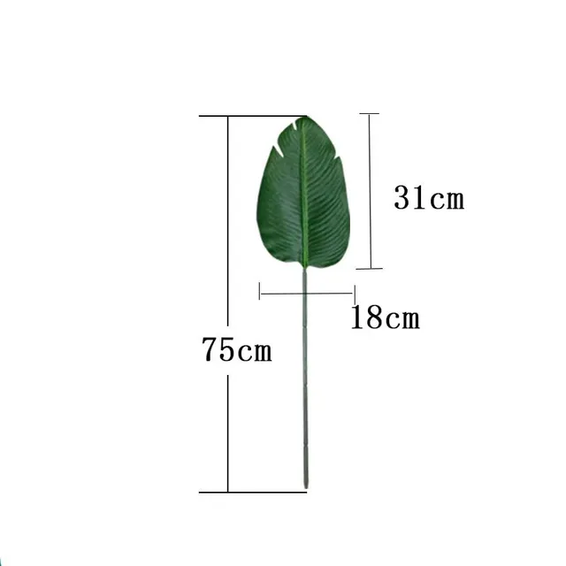 Palma moderna artificiale dall'aspetto realistico monstera fiore - più specie Gideon