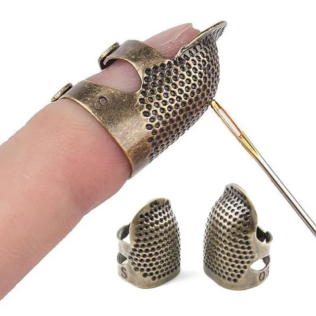 Retro sewing finger protector - thimble