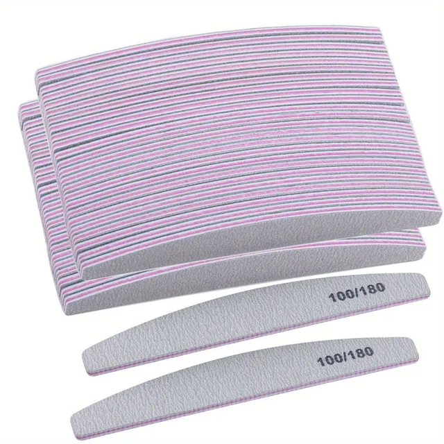 Grits nail files and nail polishes - Professional repeatedly usable manicure kit