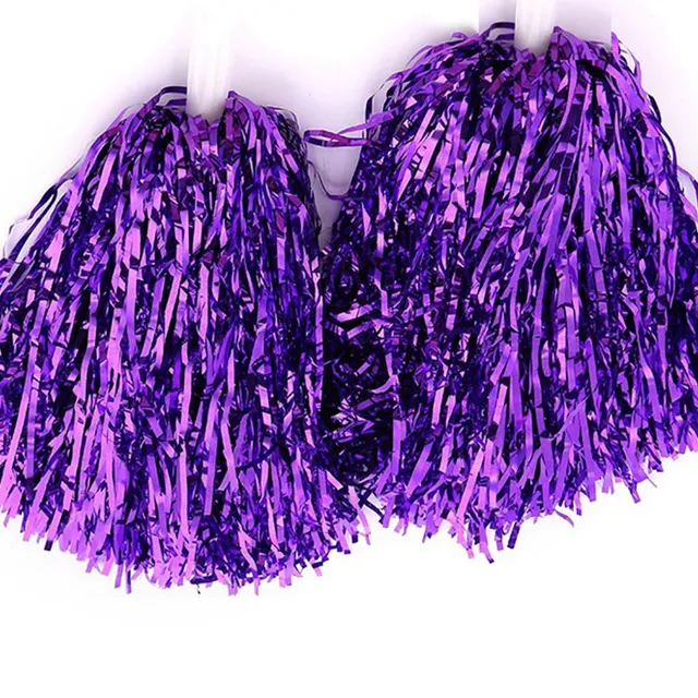 Pompons pour cheerleaders ou majorettes - plusieurs couleurs au choix