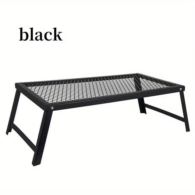 Folding network table for outdoor camping, barbecue and outdoor activities