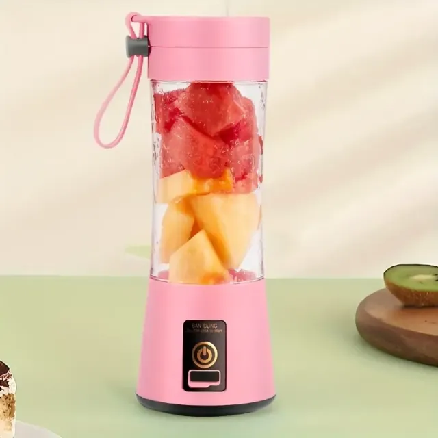 Premium electric USB blender for travel - pocket mixer for protein drinks and smoothie