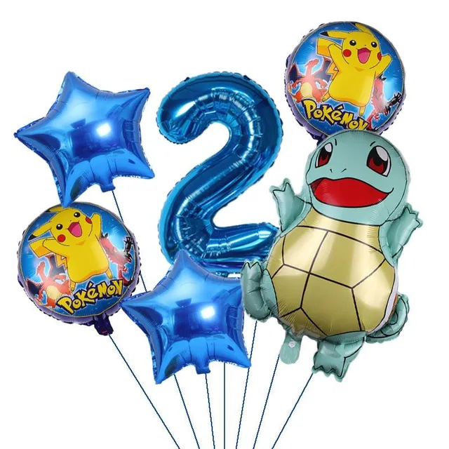 Balony urodzinowe dla dzieci z motywem Pokemon