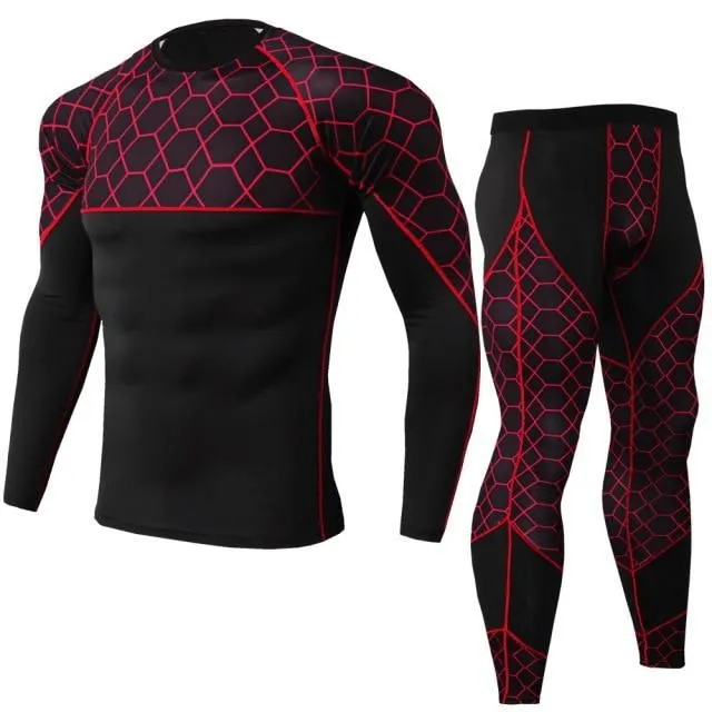 Men's compression thermal underwear