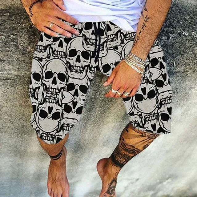 Men's colourful vintage shorts Streetwear