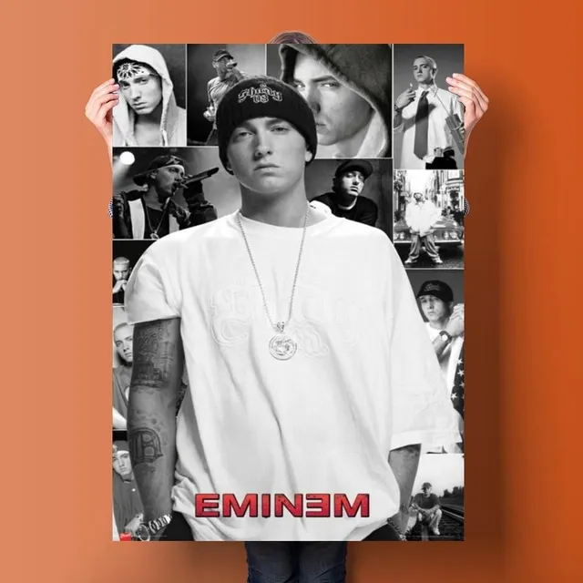 Plagát na plátne s motívom populárneho rapera EMINEM - rôzne veľkosti