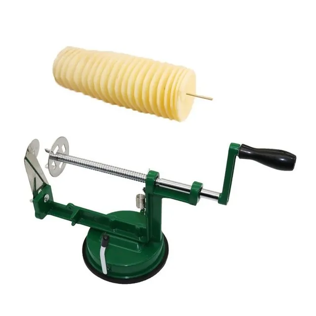 Spiral potato cutter