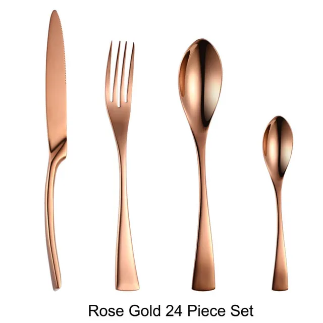 Luxury set of cutlery - 24 k