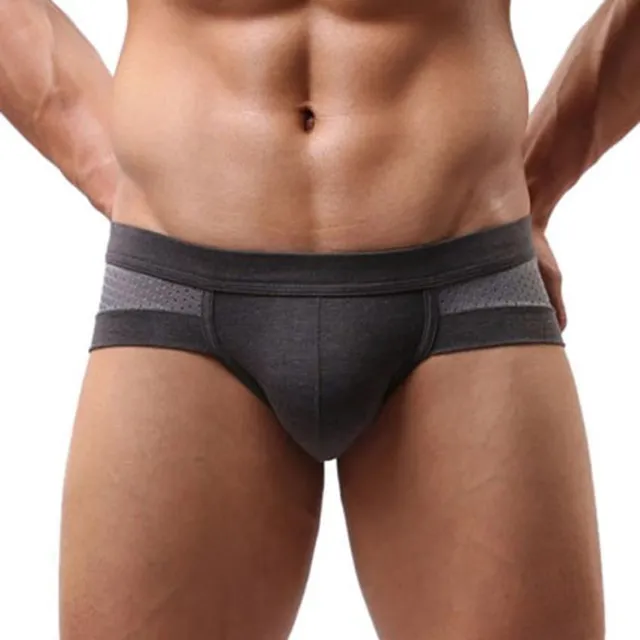 Men's solid colour briefs