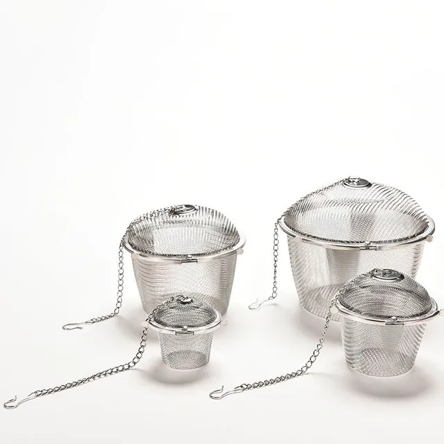 Stainless steel spice strainer