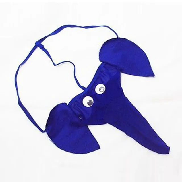 Men's thong in the shape of an elephant in several variations