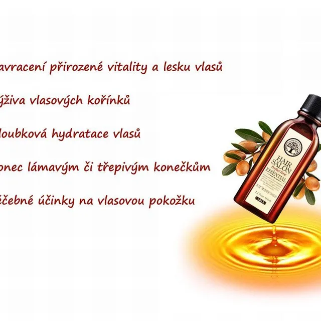 Arganový olej na vlasy 60 ml