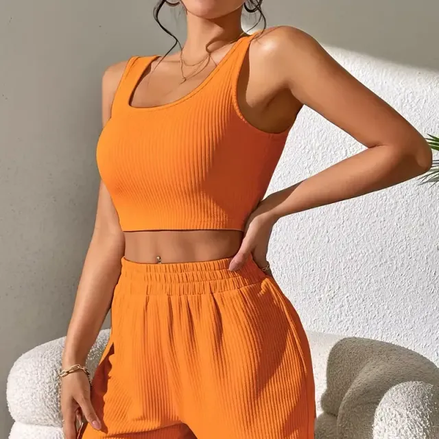 Top and Shorts Two-piece Set