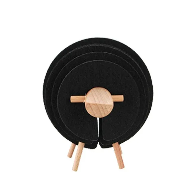 Coasters with sheep-shaped stand 14 pcs