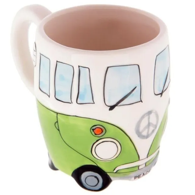 Ceramic mug hand painted J2546