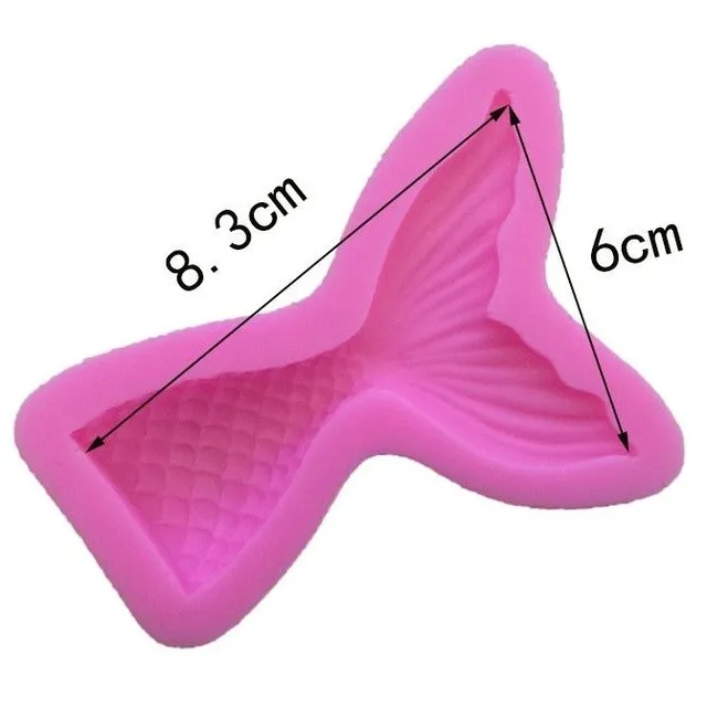 Silicone form - fish tail