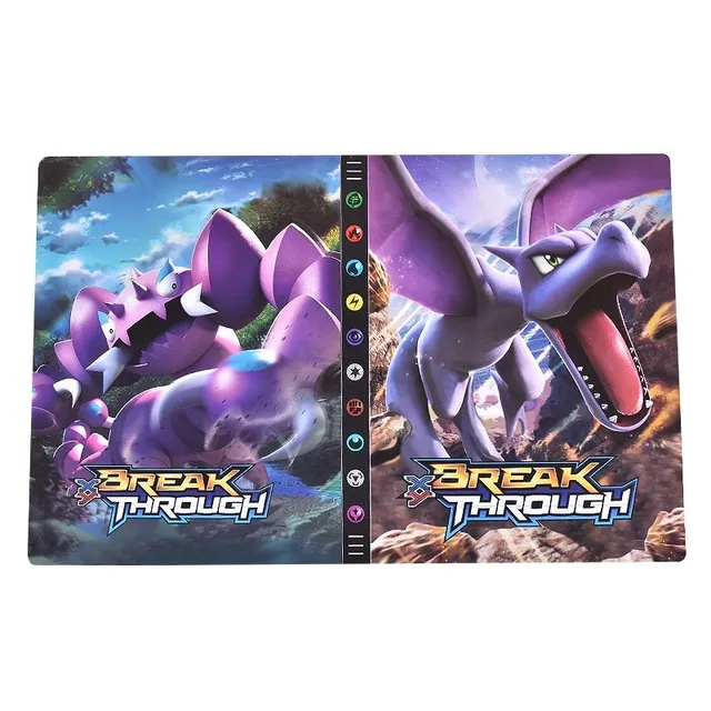 Album na herní kartičky s mnoha motivy Pokémon