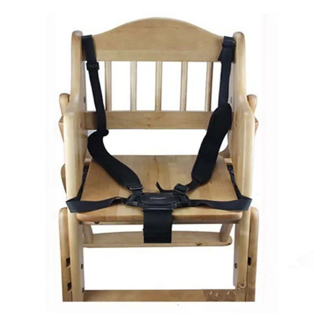 Baby five-point seat belt for pushchair