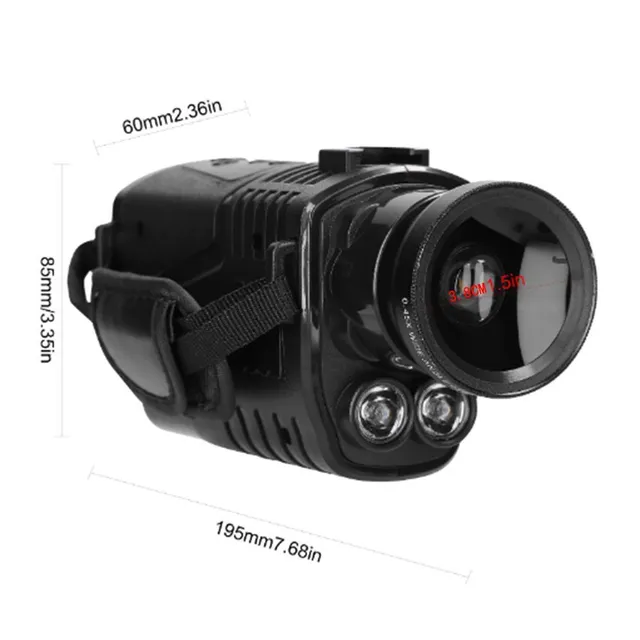 Night vision R17 - Infrared view, 5x digital zoom, Pocket monocular, Photos and videos, Suitable for camping, travel, night fishing