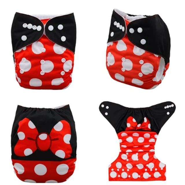 Printed diaper swimsuit for babies A2451 14