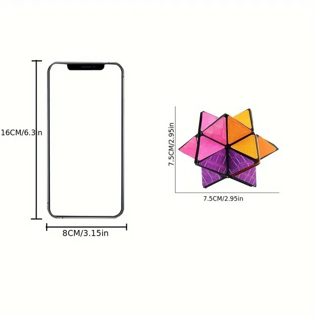 Cubo mágico 3D que cambia infinitamente - rompecabezas geométrico para mentes agudas