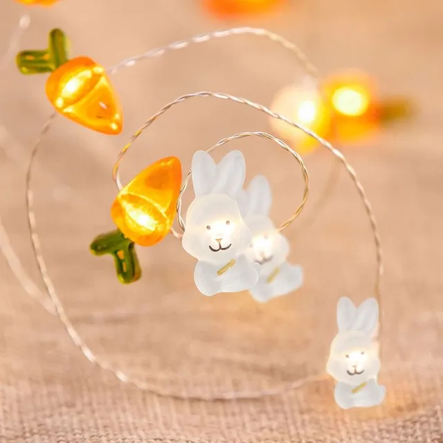 Húsvéti LED-es dekoratív lánc